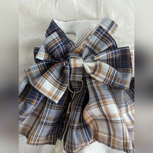 Visland Plaid Dress/Harness/Leash